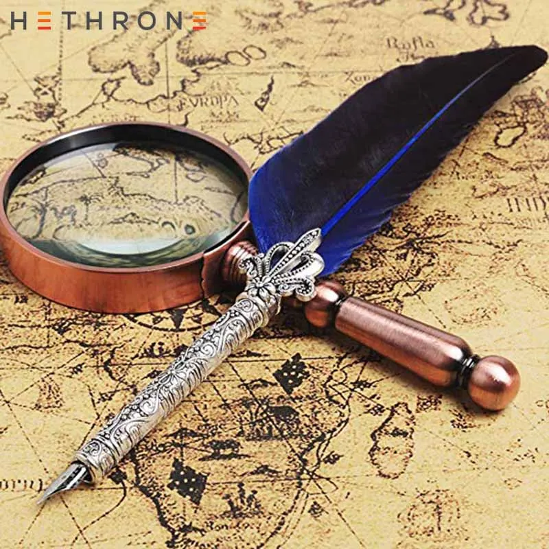 Hethrone 1 шт. набор перьев на английском языке Calligrap винтажная перьевая ручка подарок