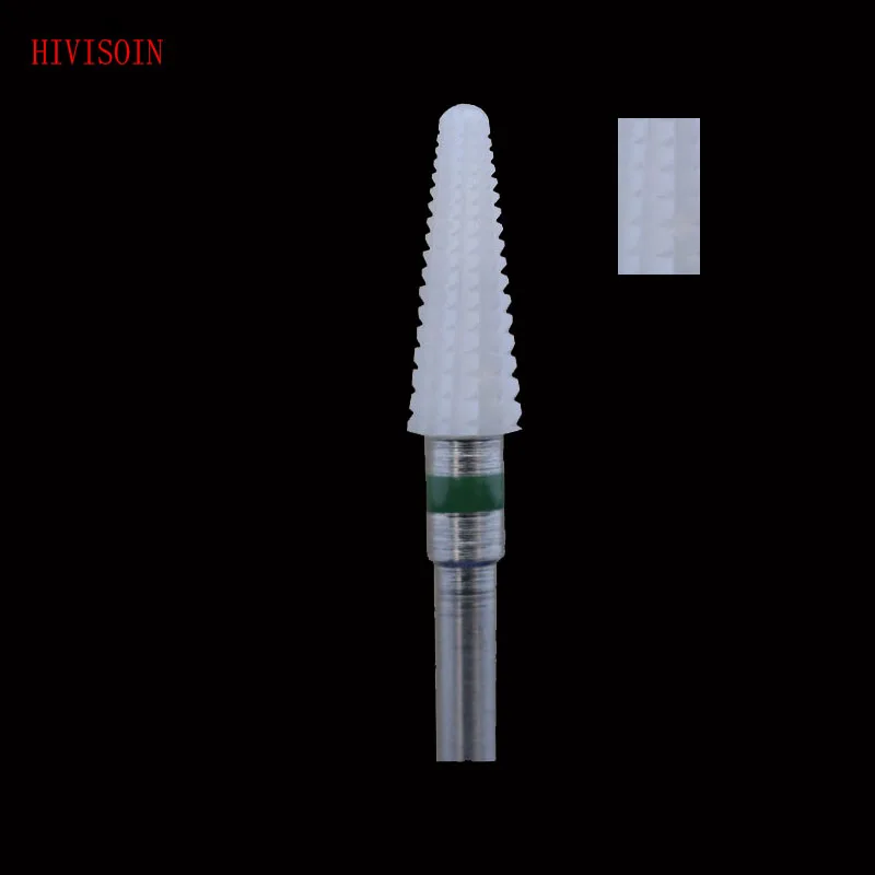 

2Pcs/Lot Conical Shape- Cross Cut - White Zirconia Ceramic Dental Lab Burs - ISO 201 (XC) 4305.040