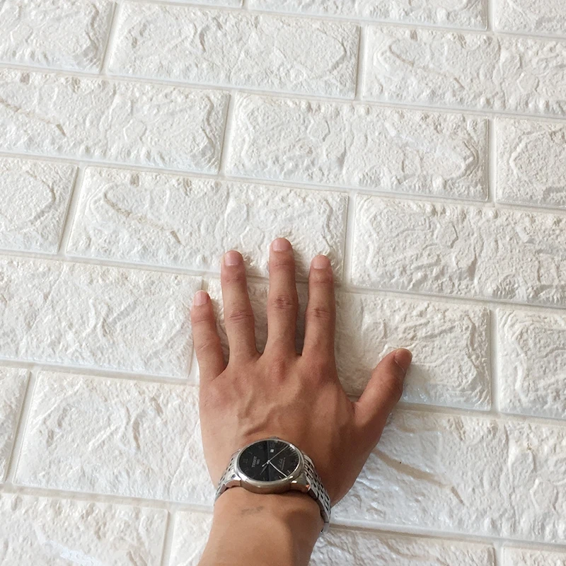 Самоклеющиеся 3D обои из пены для детской комнаты DIY креативные кирпичные настенные Стикеры для спальни домашний декор водонепроницаемые декоративные наклейки s