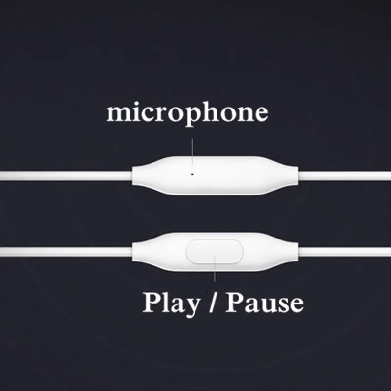 Оригинальные наушники Xiaomi mi Youth Version с микрофоном и управлением проводом In-Ear Piston для смартфонов Huawei Samsung.