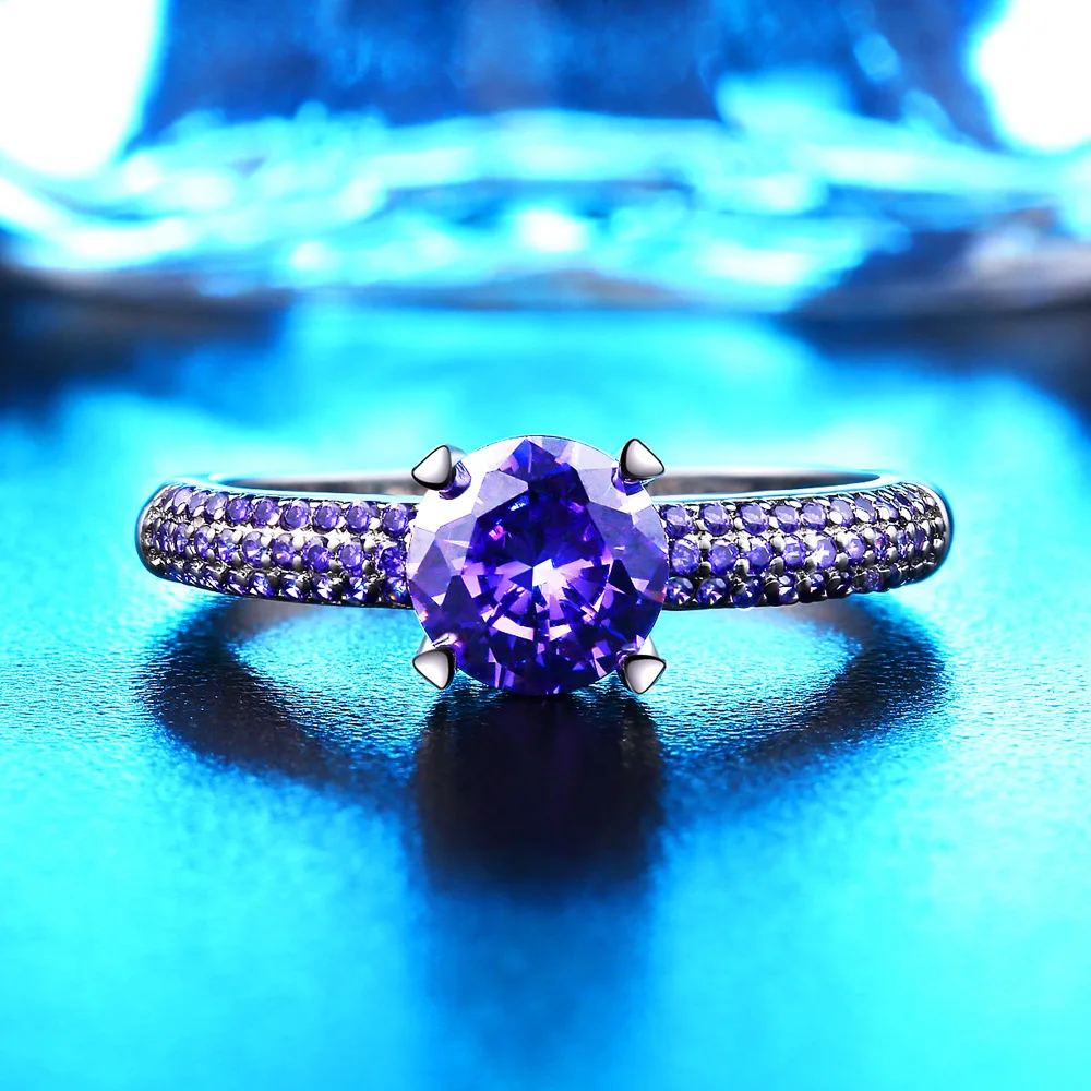 Кольцо с инкрустацией из циркония женское 2021 г.|Кольца| |