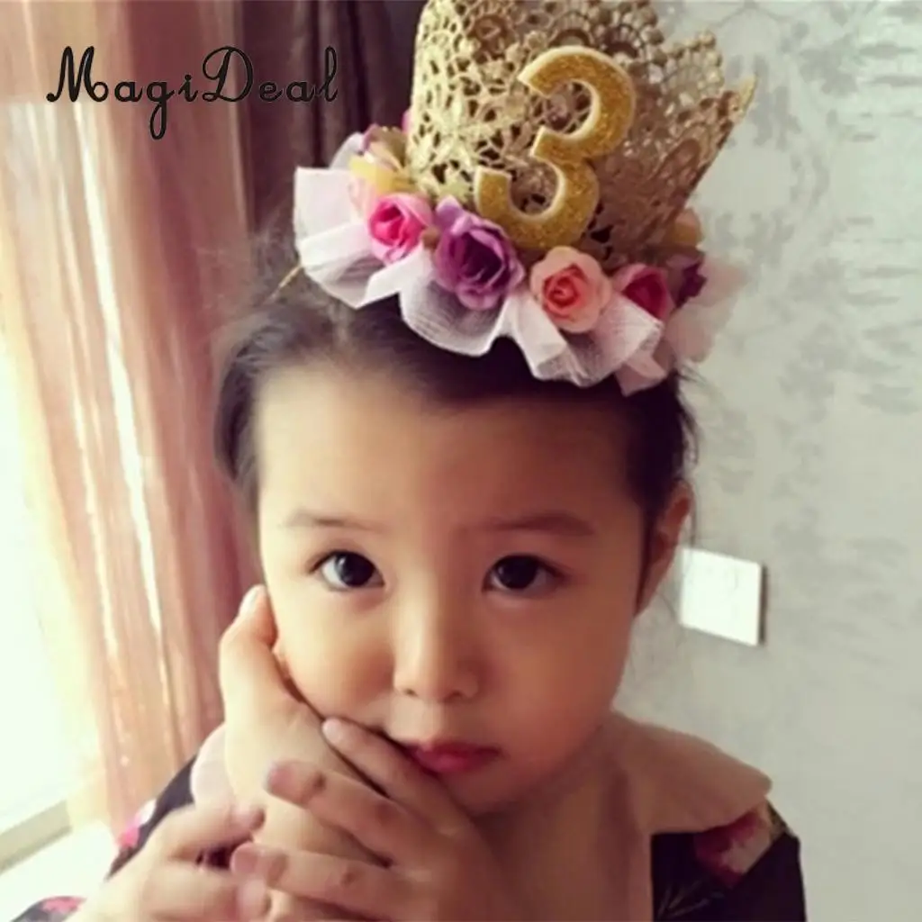 Детская кружевная шляпа с цветами для девочек | Дом и сад