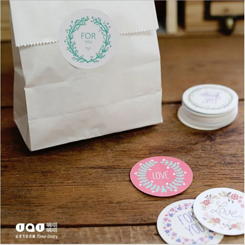 Маленькая свежая в штучной упаковке милые наклейки из мультфильмов этикетка