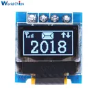 Модуль OLED-дисплея diymore 0,49 дюйма, 64x32 SSD1306, сверхъяркий экран 0,49 дюйма I2C IIC для Arduino AVR STM32, белый