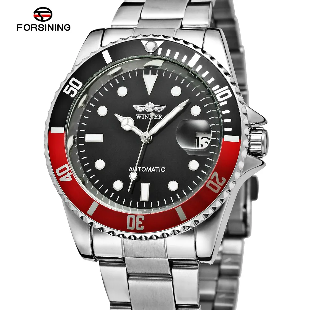 WINNER мужские часы Топ люксовый бренд автоматические механические всемирно