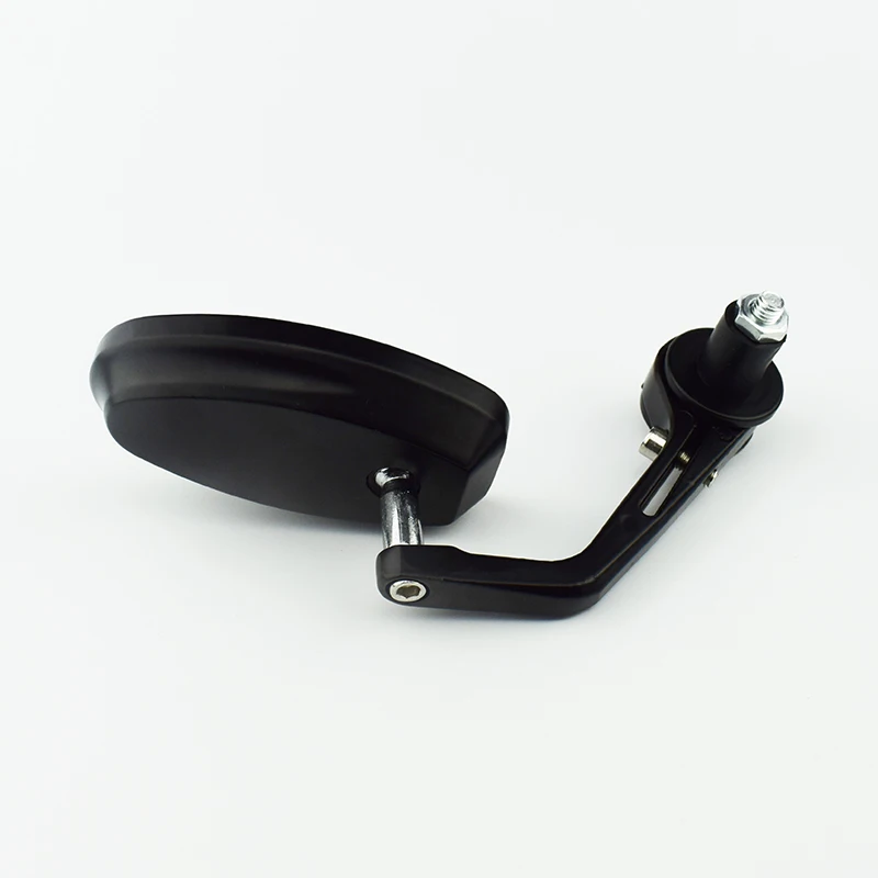 Зеркало заднего вида мотоциклетное черное с металлической ручкой 2 шт.|rearview side