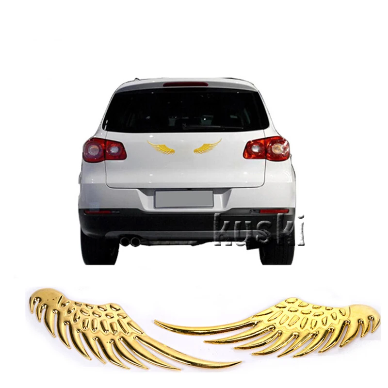 Металлическая Наклейка для стайлинга автомобиля с 3D крыльями Nissan Qashqai Juke X TRAIL TIIDA