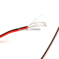 red and black wire 1007 24 24awg wire electronic wire 10 meter