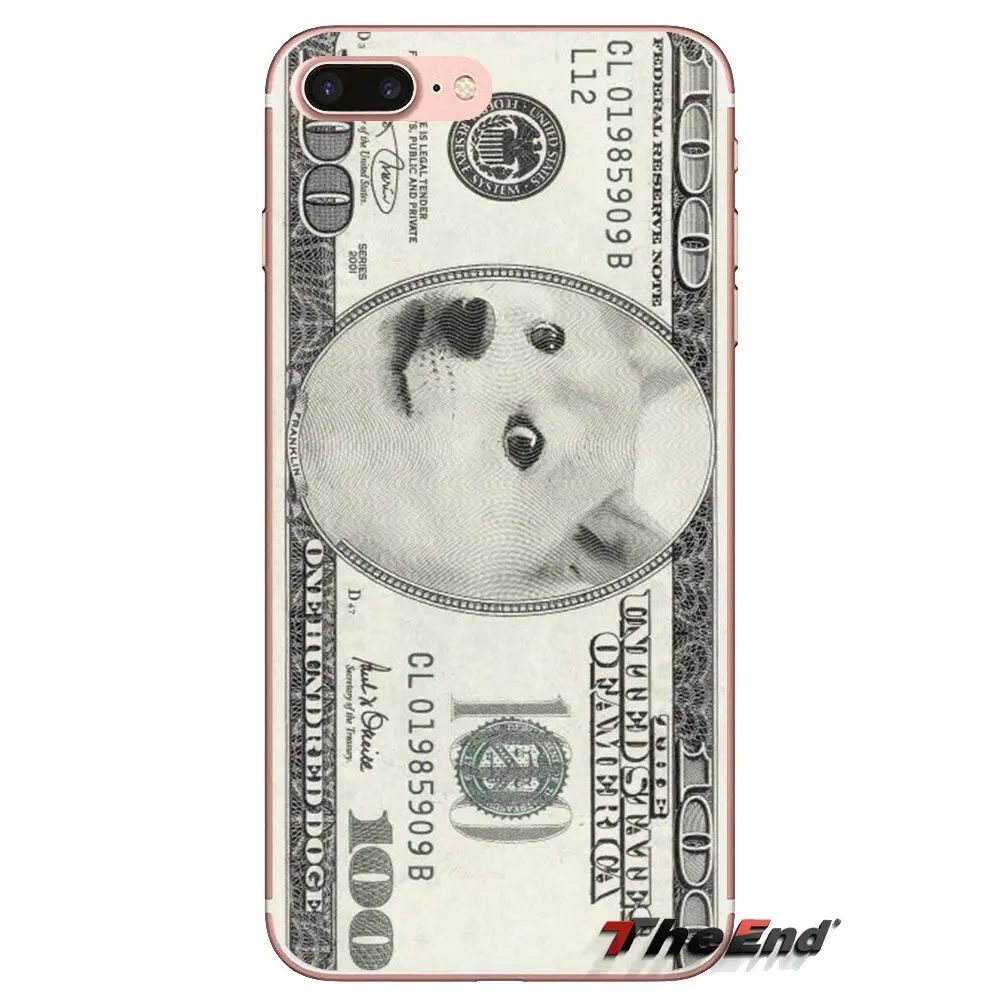 For Samsung Galaxy J1 J2 J3 J4 J5 J6 J7 J8 Plus 2018 Prime 2015 2016 2017 Doge Dollar Meme Mone Money Art Soft Transparent Cover |