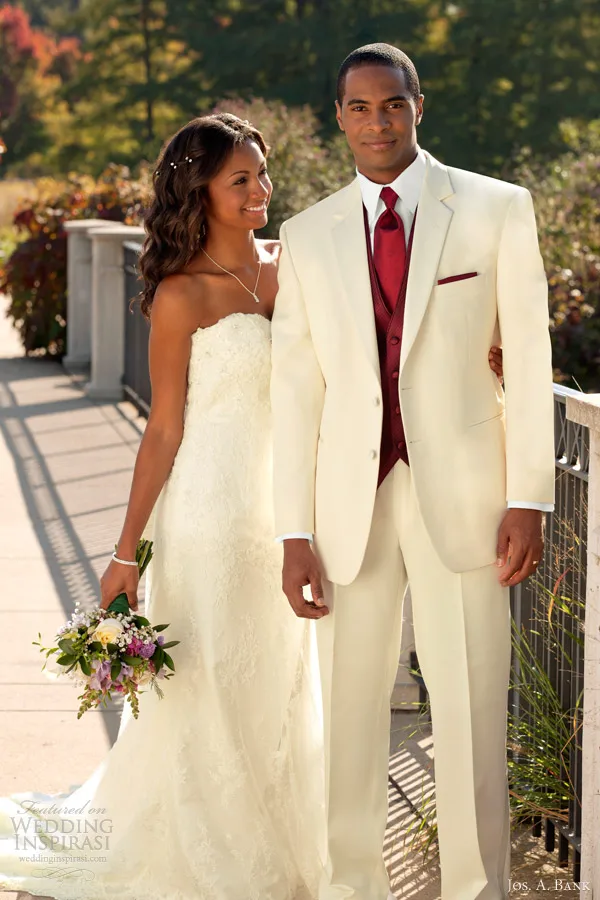 2017 Custom made men suit Set New style groom business suits men wedding Dress Suit sets (Jacket+Pant+vest+Tie))