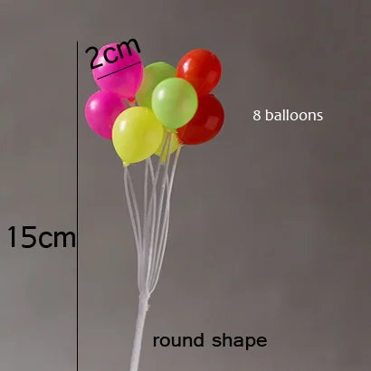 balloons BAIUFOR миниатюрные животные Мультяшные девушки милый Тоторо Фигурки фигурки мини садовый Декор DIY ландшафт с террариумом фигурки - Цвет: balloons