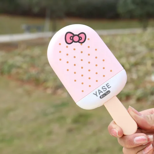 Pocket Portable USB Fan Rechargeable Hand Held Summer Cooling Electrical Ice Cream Style Toys with Strap | Бытовая техника