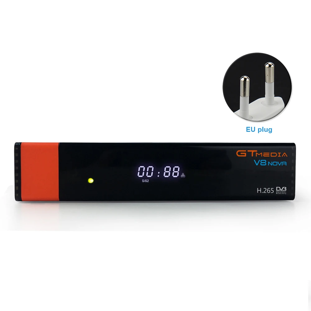 V8 upgrade Gtmedia NOVA спутниковый ТВ ресивер DVB S2 Европейский Clines для 1 года встроенный Wifi