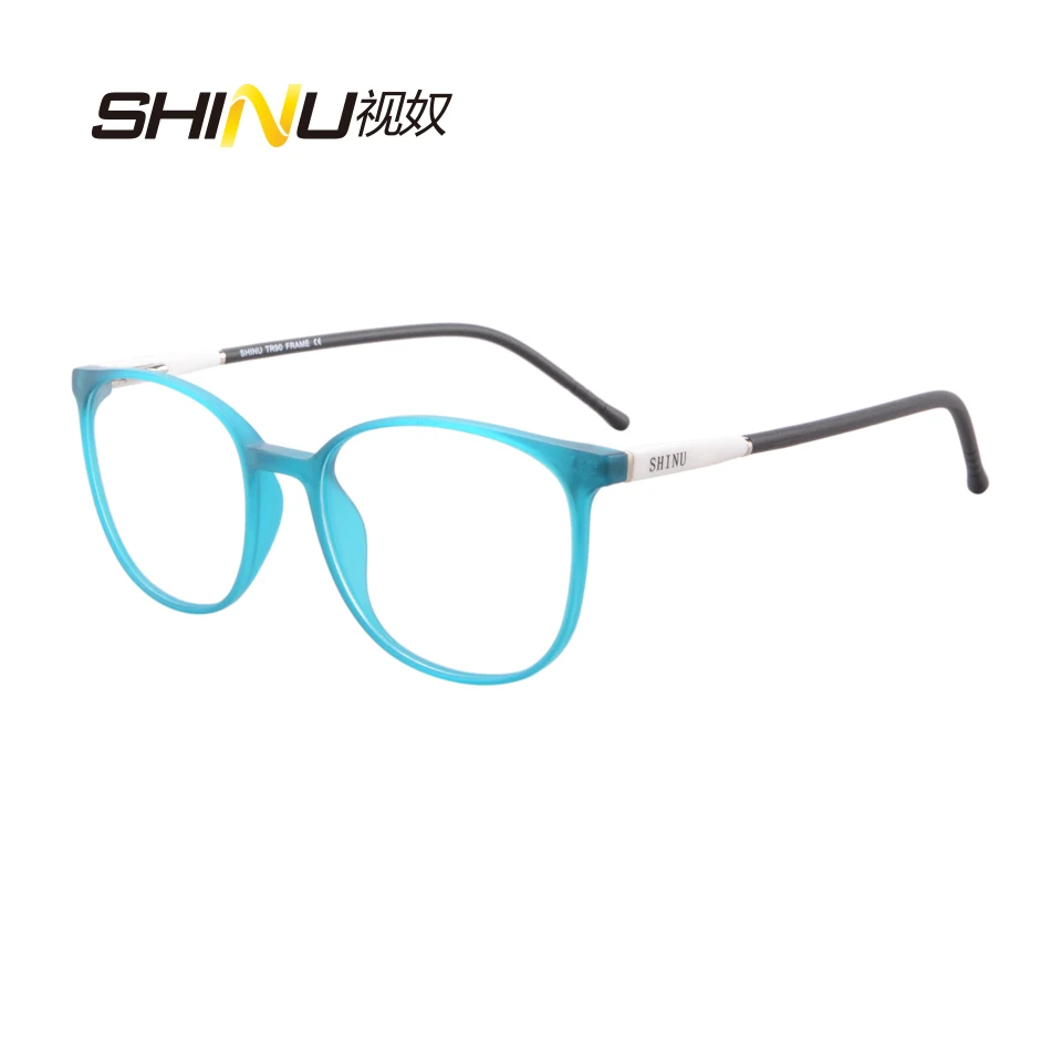 

SHINU TR90 Lightweight Frame Anti Blue Lens Retro Vintage Radio-resistance Eyeglasses Computer eyewear Fashion Glasses Unisex