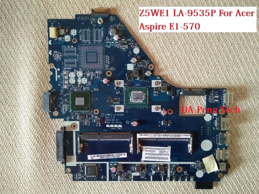 Материнская плата для ноутбука ACER оригинальная материнская Z5WE1 NB MEP11.001 с