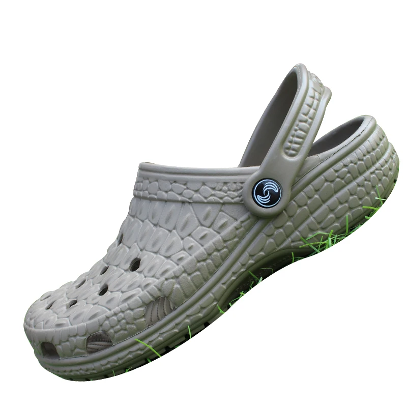 Повседневные мужские сабо без шнуровки водонепроницаемая обувь классические