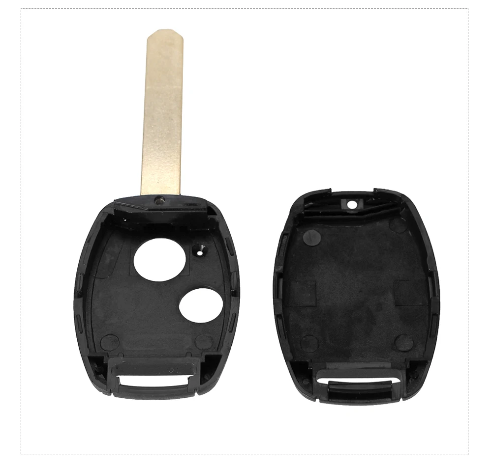 DANDKEY 2 кнопки дистанционного ключа оболочки для Honda Accord Civic CRV Pilot 2007 2008 2009 2010 2011 2012 2013 Замена Брелок, чехол для ключей