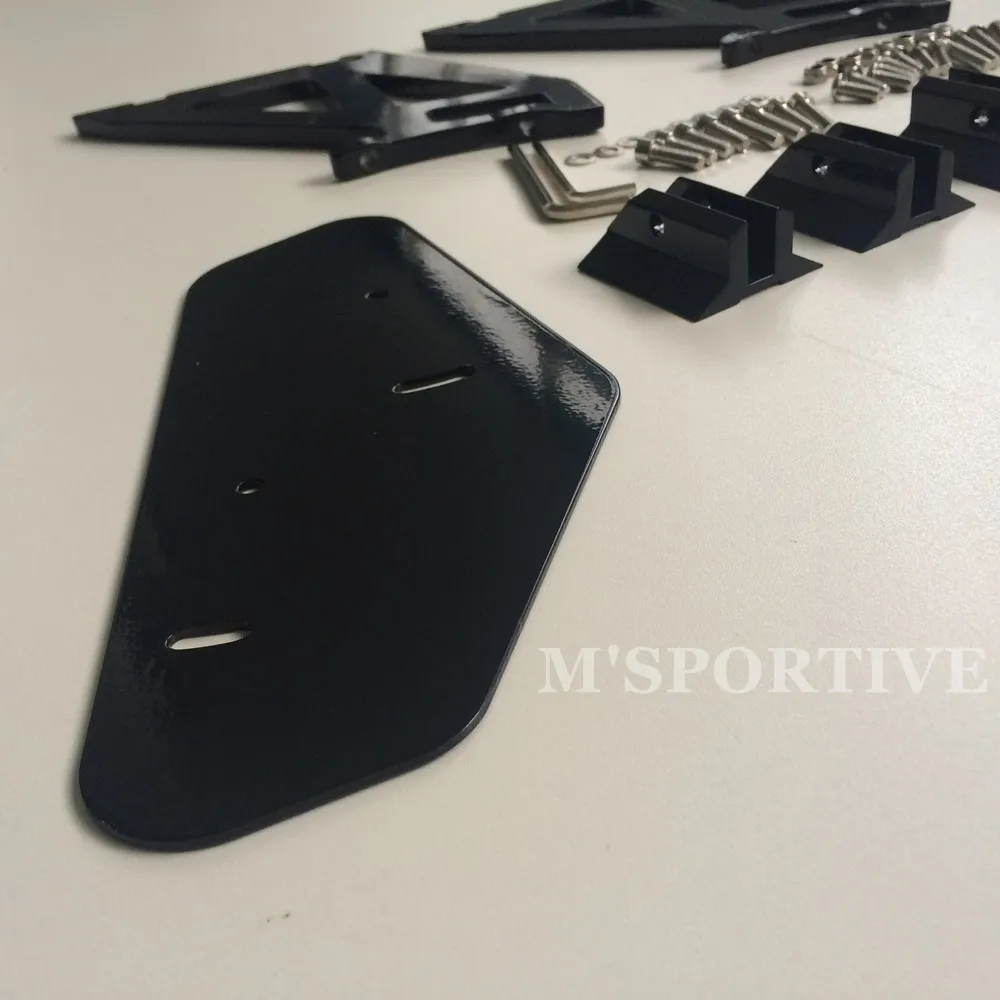 GT 55 &quotлегкий алюминиевый задний багажник двухслойный спортивный спойлер/крыло