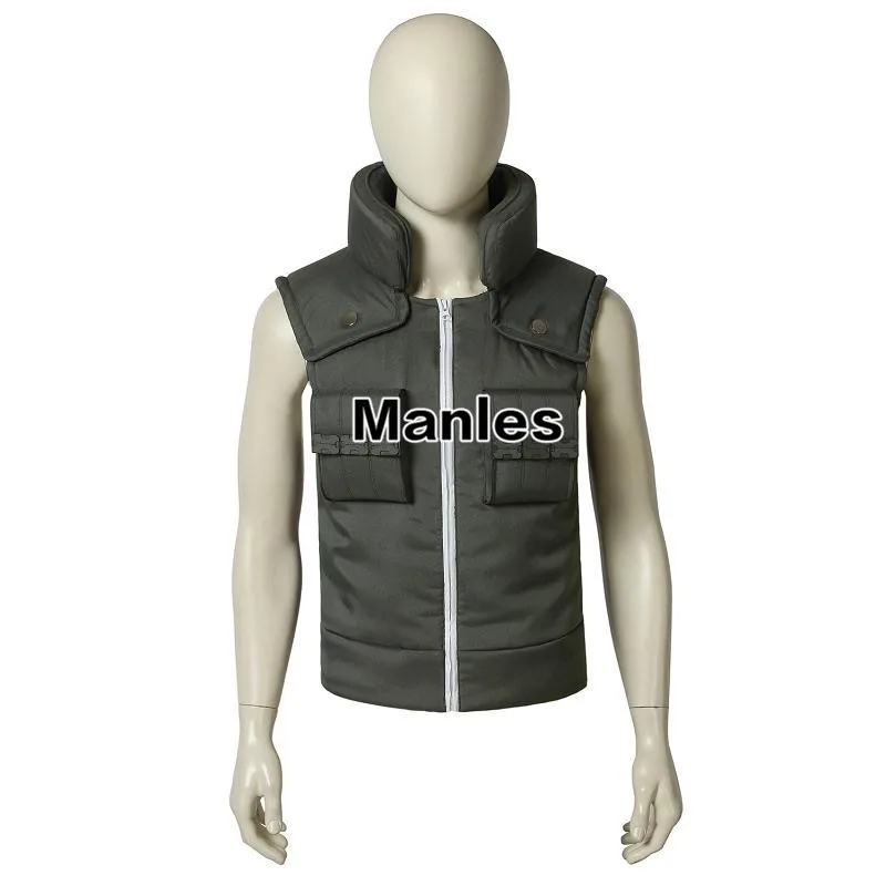 Only Vest Аниме Наруто костюмы Хатаке Какаши Косплей хауро Сакура Хэллоуин взрослых Фэнтези вечерние Рождественское украшение для волос на заказ костюм - Цвет: Only Vest