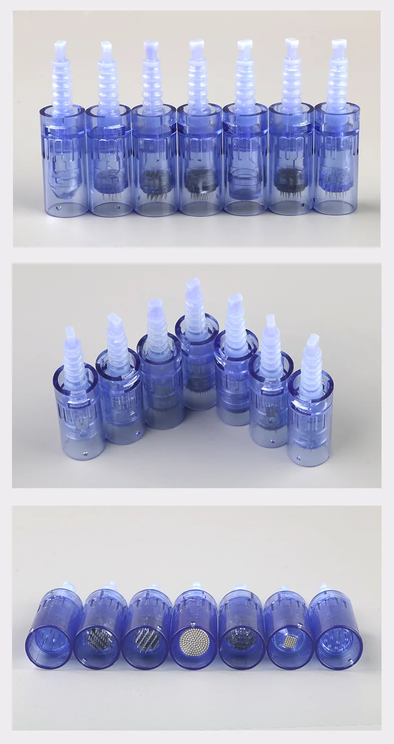 50pcs/lot For Dr Pen A6 1 3 5 7 9 12 36 42 pins Nano Needle Cartridge For MYM Derma Pen Auto Microneedling Electric Derma Pen