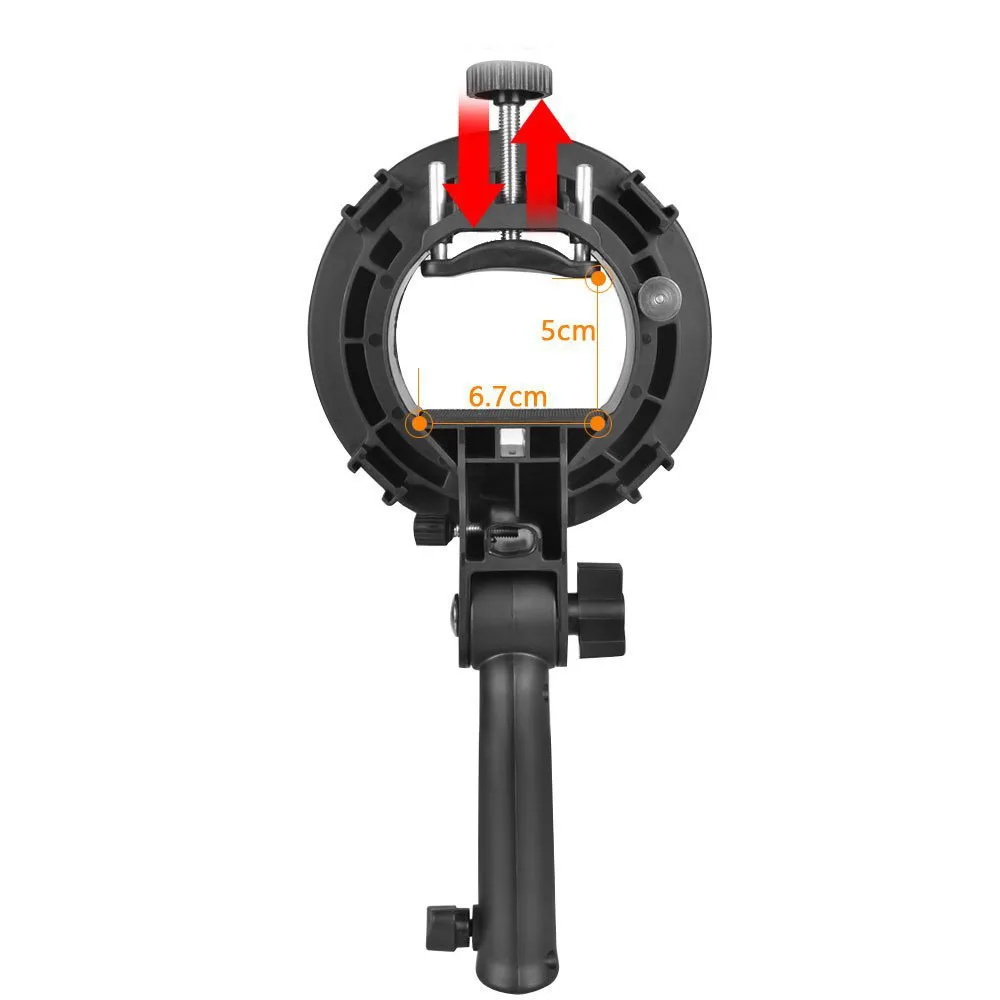 S-type Bracket Holder Convenient flash bracket Hand-held chuck Softbox Beauty dish Reflector Umbrella accessory light | Электроника