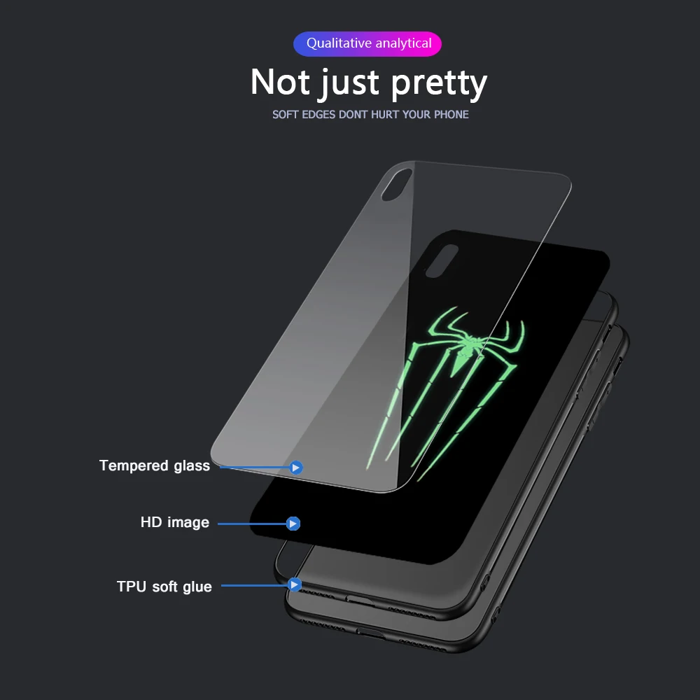 Ciciber чехол для телефона iphone 11 Pro Max XS MAX X XR Luminou glass 7 8 6 6S Plus Marvel Железный человек Funda |