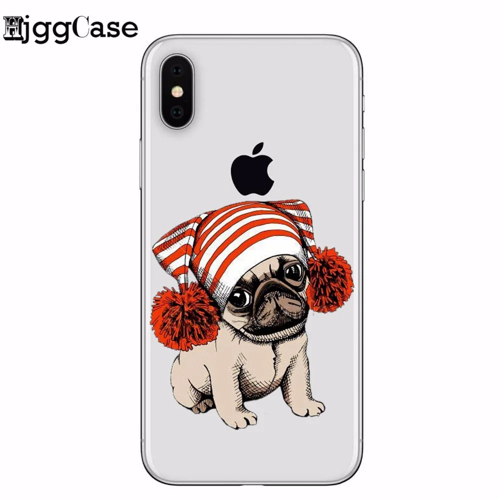 Мягкий чехол для телефона iphone 6 с милой мультяшной собакой защитная задняя крышка