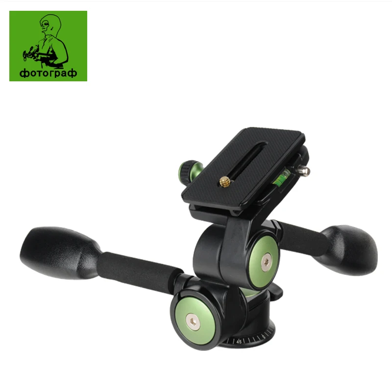 DPOTORPADP SYS40 шаровой головкой двойные ручки Quick Release Plate для Canon Nikon sony Fuji Камера штатив