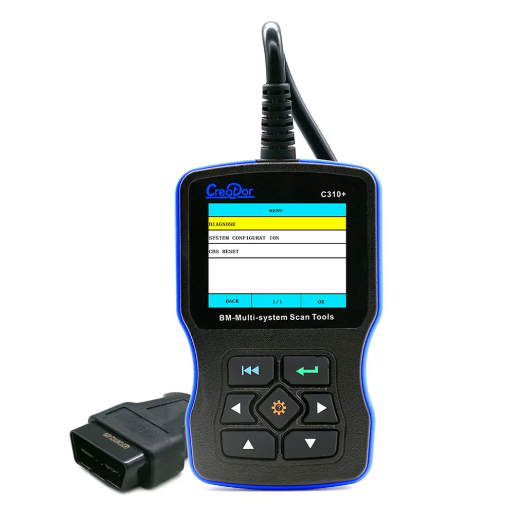 OBD2 сканер для BMW Creator C310 + V7.0 подушка безопасности/ABS/SRS диагностический
