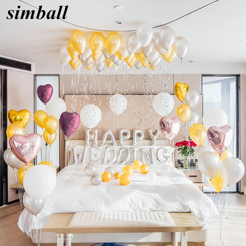 10 шт золотые шары День рождения украшения Дети гелиевый баллон Днем Рождения