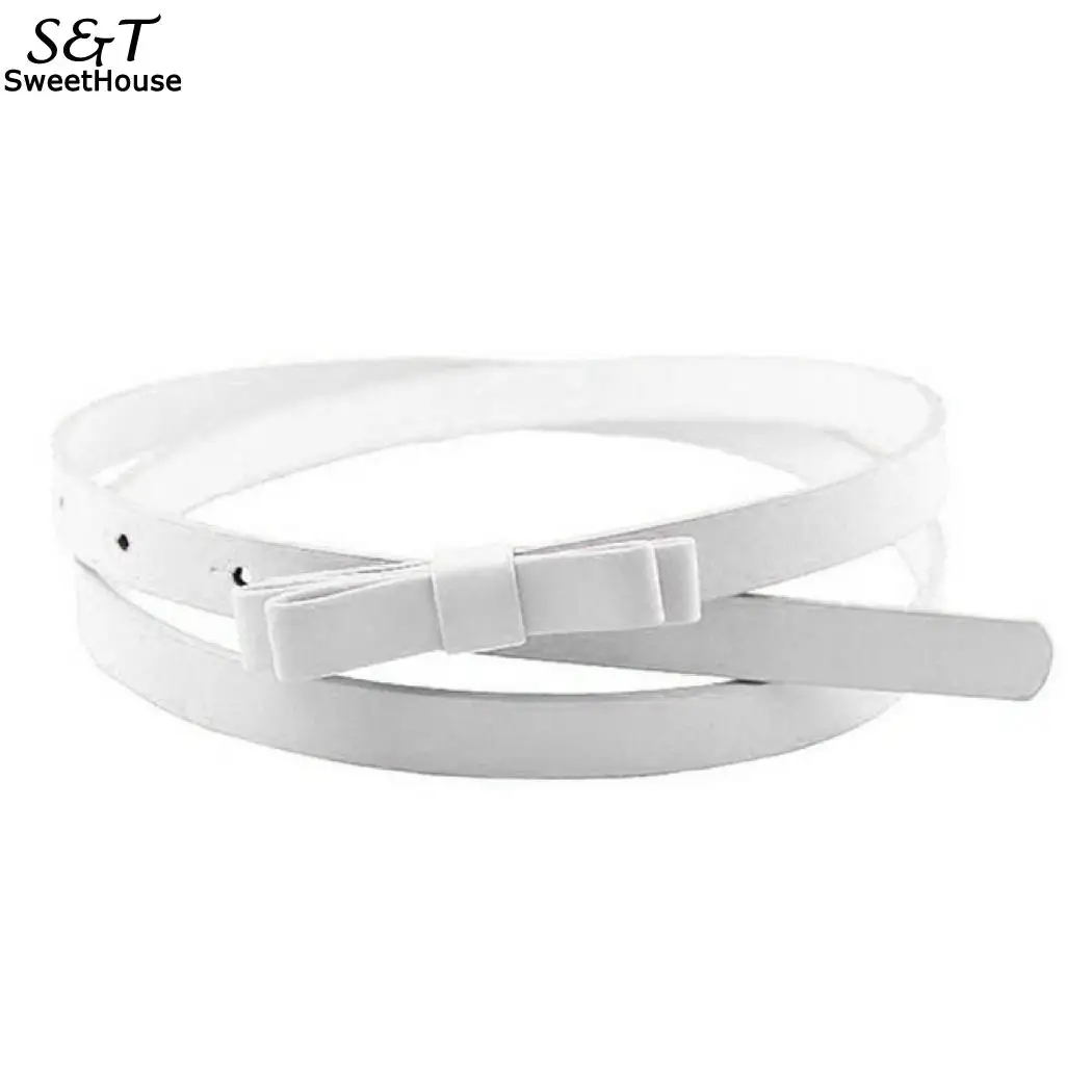 Новая мода для женщин и девочек искусственная кожа около 1 3 см галстук-бабочка