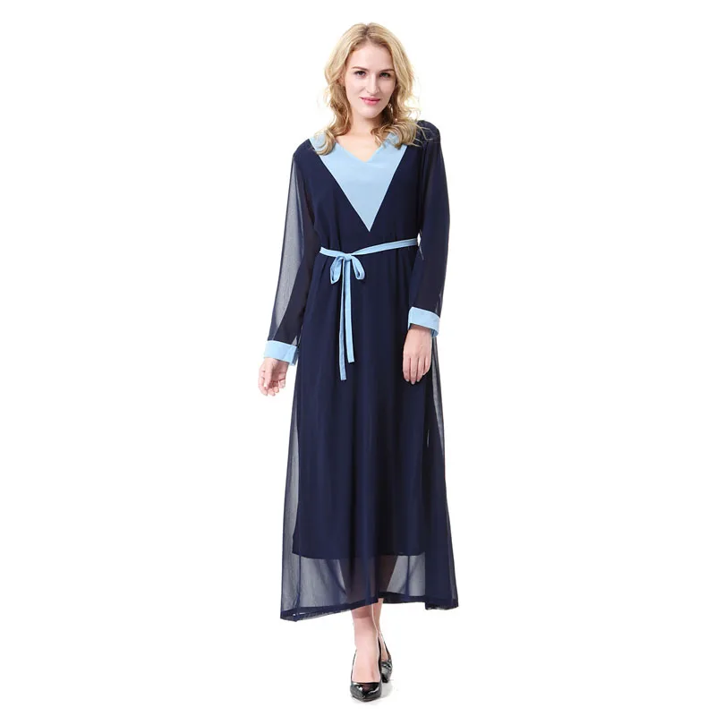 2018 Мода Абая Ближний Восток длинные халаты Рамадан Дубай Арабский исламский moroccan