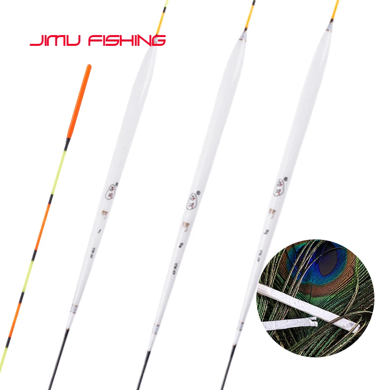 Рыболовные Поплавки для пресной воды с перьями павлина мелководный буй поплавок