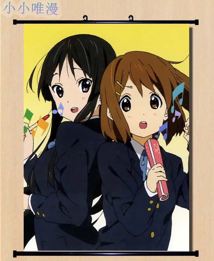 Японское аниме декоративное изображение K ON! Адзуса Накано & Manabe Nodoka Hirasawa Ui Okuda Nao