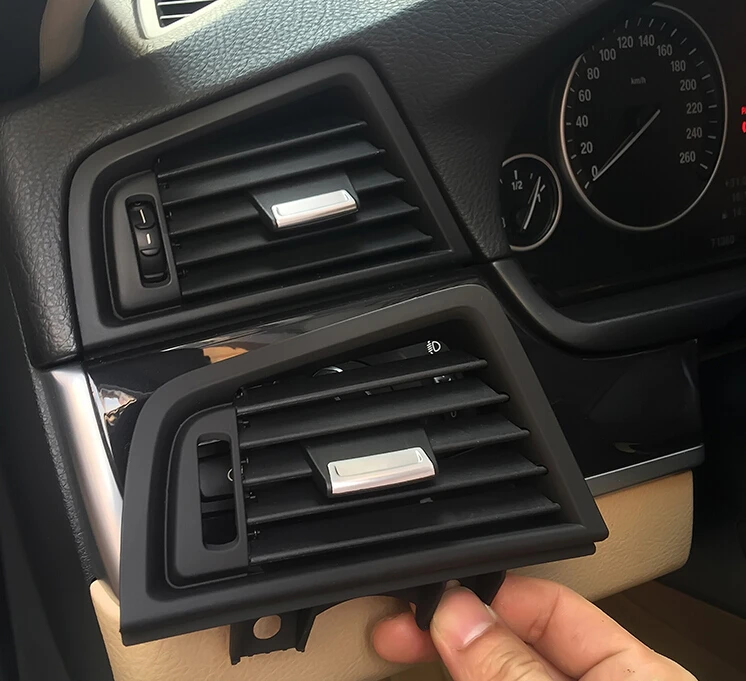 RHD Front Row Wind Left/Center/Right/Rear Air Conditioning Vent Grill Outlet Panel With Chrome Plate For BMW 5 Series F10 F18 | Автомобили