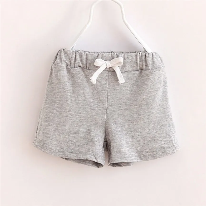 2018 Летние повседневные спортивные унисекс Детские однотонные Короткие