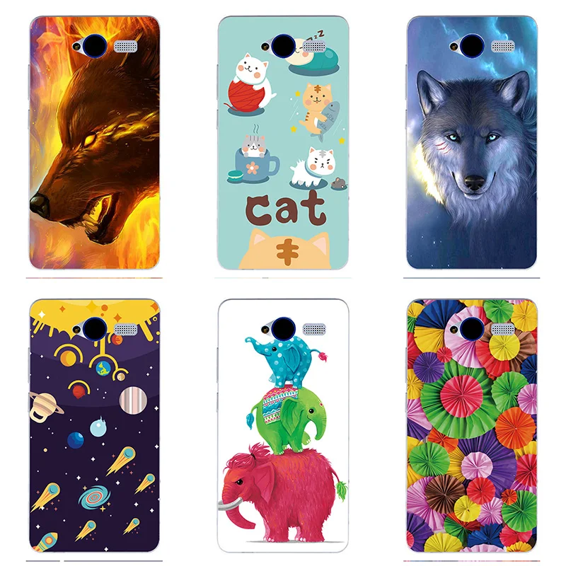 Жесткий пластиковый телефон чехол для zte лезвие L3 оболочки красочный дизайн