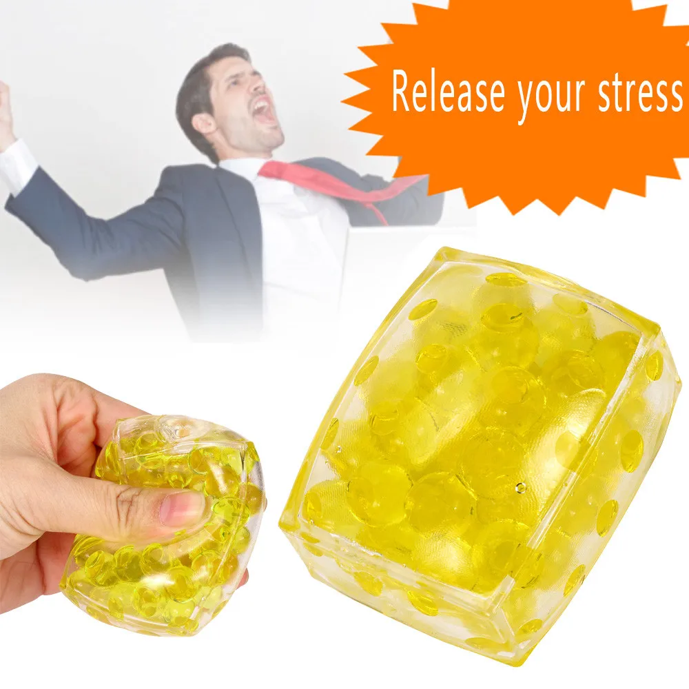 Squishies антистресс снятие стресса шарик мячик мягкие Забавные игрушки сжимаемая силиконовая форма для кубиков 25S8102 Прямая поставка