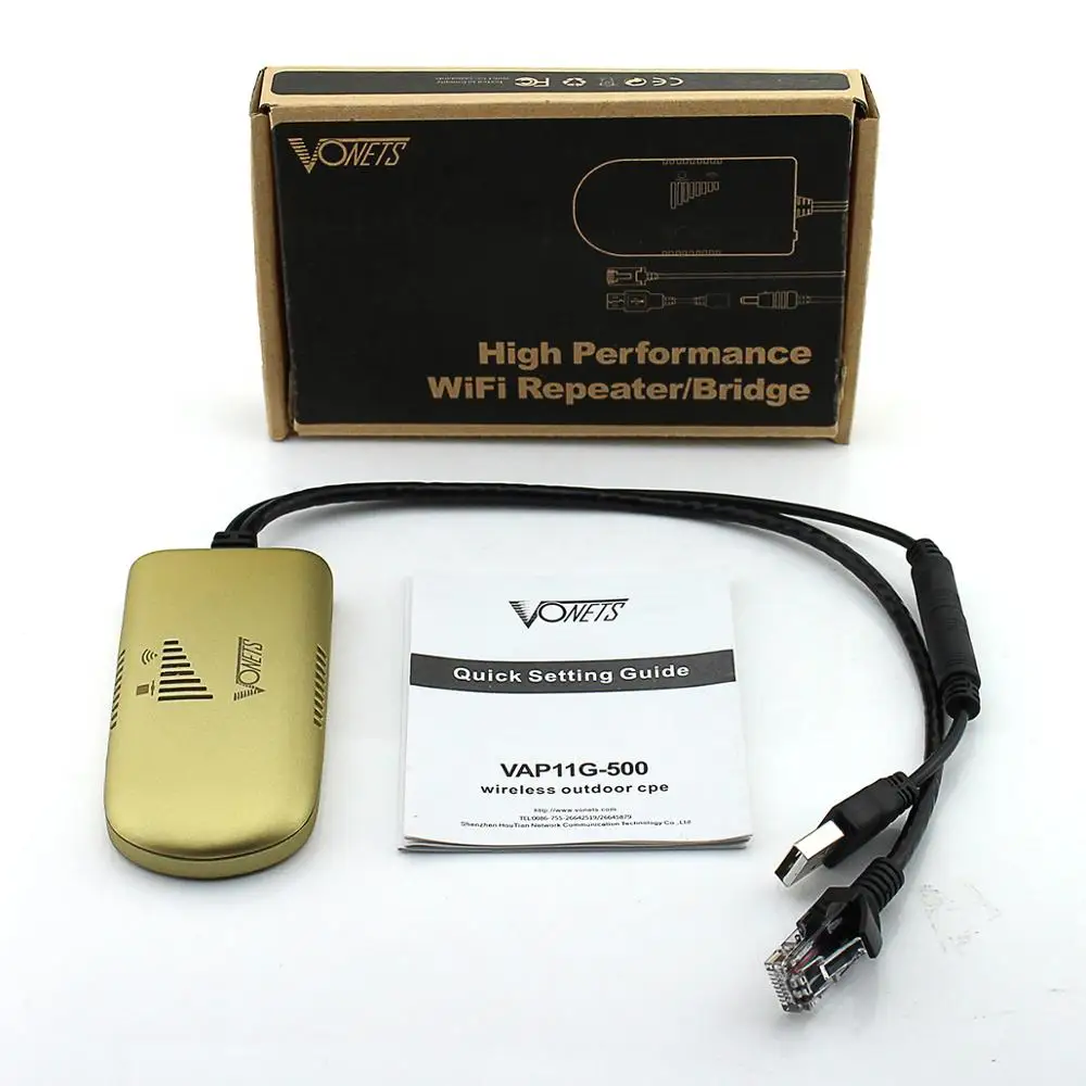 

VONETS high power wireless bridge wifi repeater wireless receiving to cable monitoring engineering dedicated CPE
