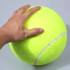 Гигантский теннисный мяч для собак, диаметр 24 см, для жевания домашних животных, большой надувной мяч для открытого тенниса, фирменный мега-Джамбо, игрушка для домашних животных, тренировочный мяч