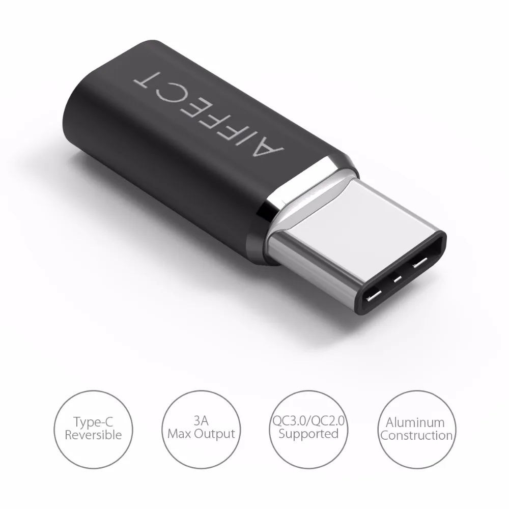 AIFFECT type C адаптер для Micro USB к B конвертер мобильных телефонов ноутбуков