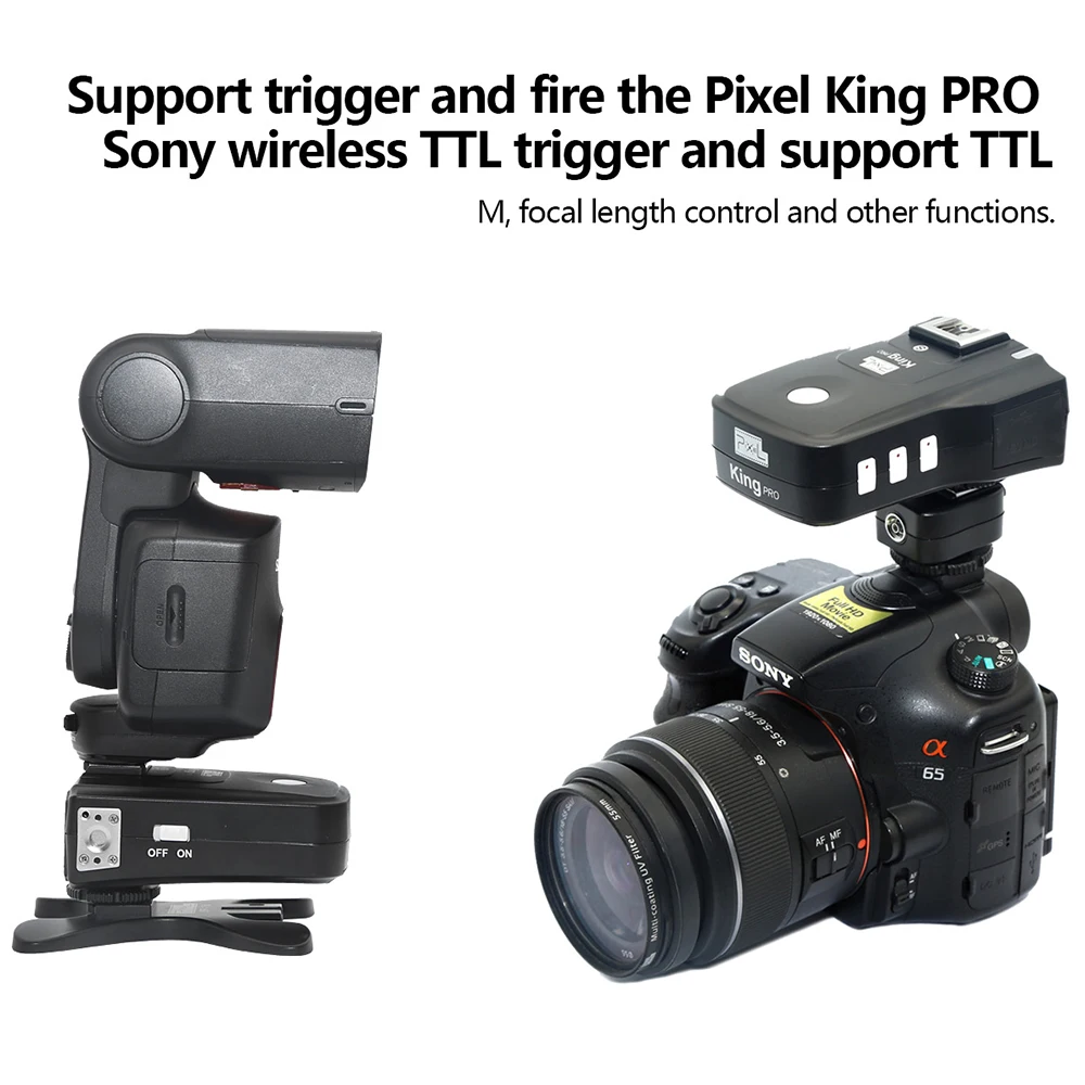 TF 336 пикселей для Sony A100 A200 A230 A300 A330 A350 A380 A500 A550 A700 A750 A850 A900 камера TTL адаптер горячего