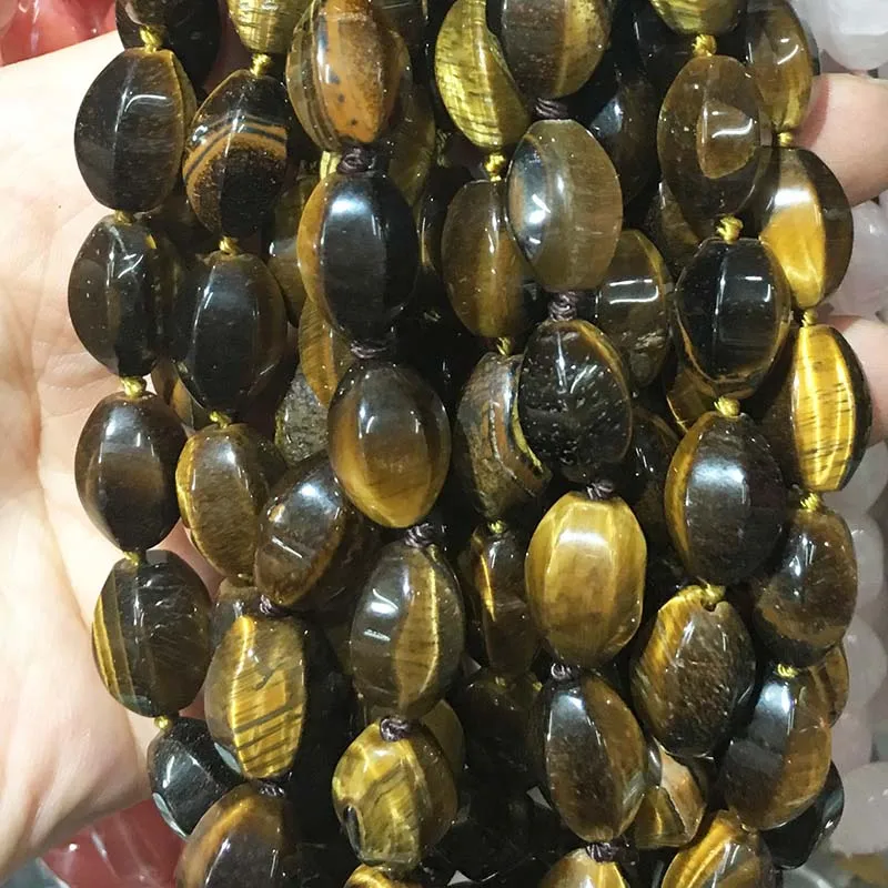 Green Aventurine Натуральный камень ожерелье Агаты ожерелье с кварцевым камнем 23 Цвета на выбор 10x14 мм 18 дюймов - Окраска металла: Green Aventurine