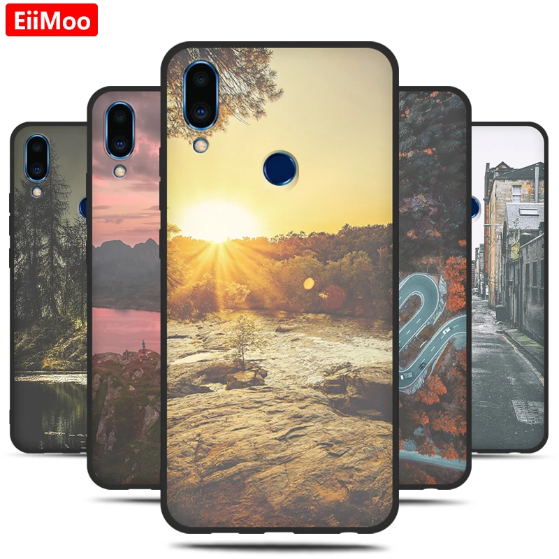 Чехол EiiMoo для телефона Meizu Note 9 чехол с модным принтом мягкий черный силиконовый