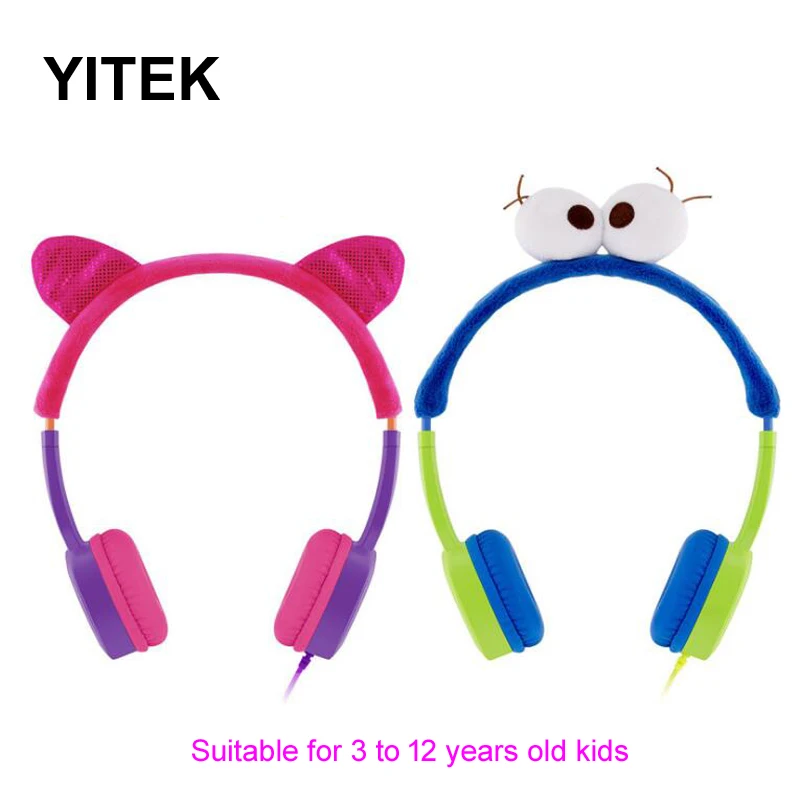 YITEK KL01 милые наушники гарнитура для детей с микрофоном iphone Xiaomi Mp3 смартфон девочек