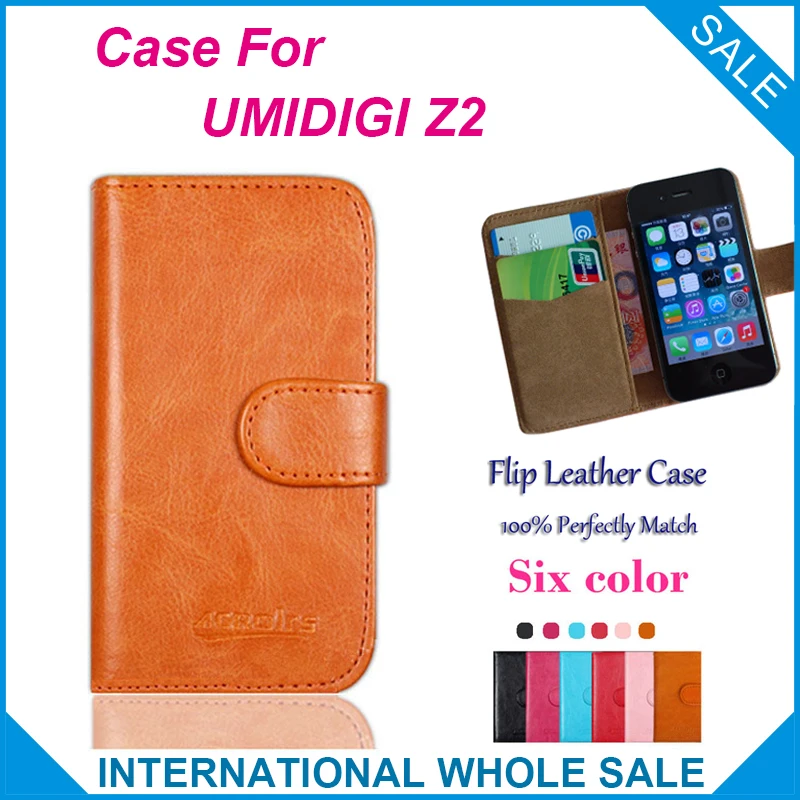 original umidigi z2 case 6 colors high quality leather exclusive case for umidigi z2 cover phone bag tracking free global shipping