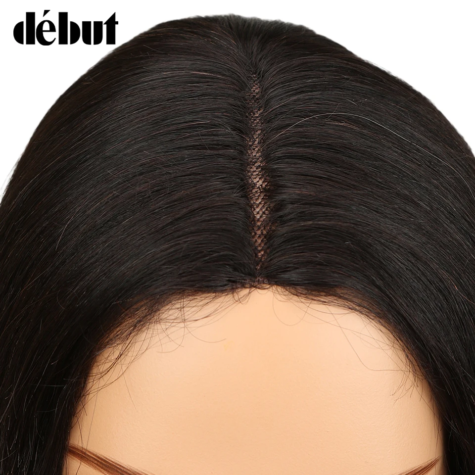 Дебютные волосы короткие парики для черных женщин бразильские Remy прямые Боб