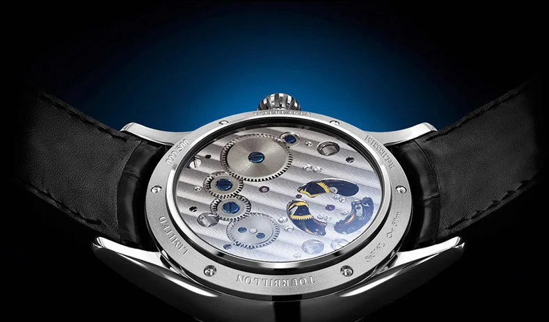 LOBINNI люксовый бренд часы для мужчин Швейцария Tourbillion механические мужские часы сапфир Водонепроницаемые часы энергетический дисплей L8886-8