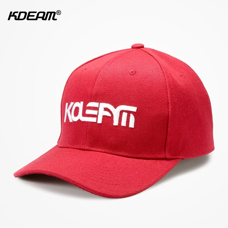 Мужская и Женская бейсбольная кепка KDEAM модная пляжная с 3D вышивкой лето