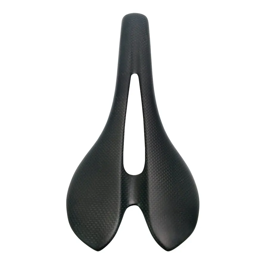 Ультралегкое карбоновое седло для горного велосипеда 120 г Черное Матовое